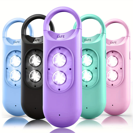 Personal Alarm 130dB Alarm Emergency with USB Rechargeable Security Personal Protection Devices for Women Elderly