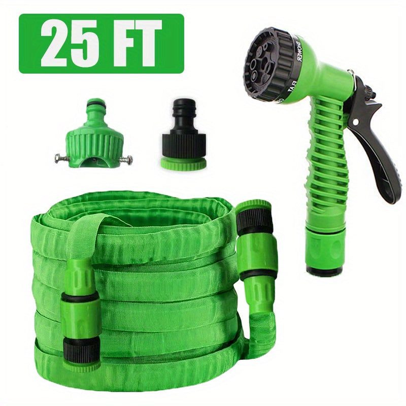 25/ 50/ 75/ 100/ 125/ 150ft Garden Hose, Kink Resistant, Plastic Water Hose for RV, Boat, Camping, Tree Care and Watering - Four Seasons Outdoor Use, Garden Watering Hose | Easy-to-Store Hose | Durable Polyester Hose Seasonal