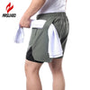 ARSUXEO 8 Colors 2 in 1 Running Shorts men Gym Training Exercise Shorts breathable Jogging Sports Shorts with zipper pocket