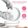 Magic Silicone Dishwashing Gloves with Scrubber