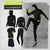 5 Pcs/Set Men&#39;s Tracksuit Gym Fitness Compression Sports Suit