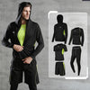 5 Pcs/Set Men&amp;#39;s Tracksuit Gym Fitness Compression Sports Suit