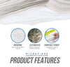 100pcs 12&quot;x8&quot; Disposable MicroFibre Electrostatic Floor Cloths Dust Removal Mop Paper Floor Cleaning Wipes for Flat Swivel Mop