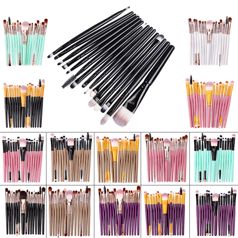 6PCS-15PCs Makeup Brush Set Cosmetic Makeup For Face Make Up