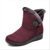 New Fur One Large Size Female Snow Boots Short Tube Ladies Short Boots plus Cotton Boots Winter Warm Women&#39;s Boots