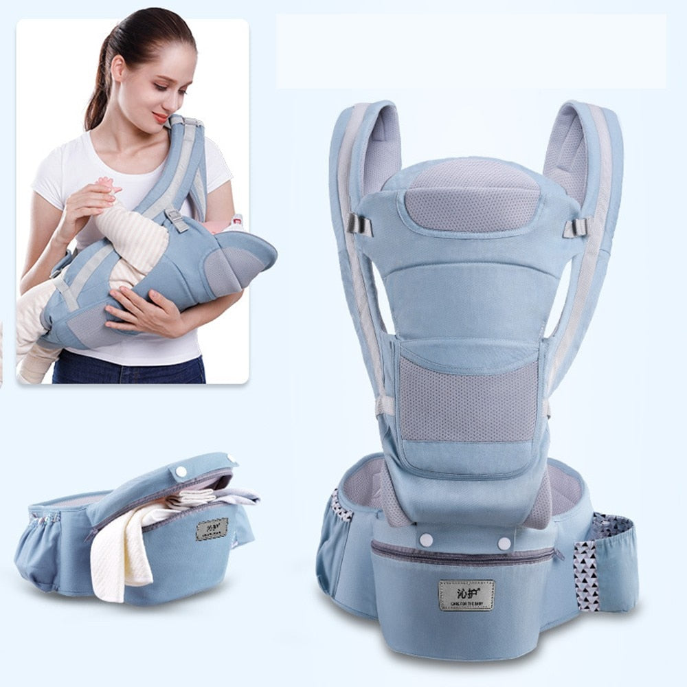 3 In 1 Baby Carrier Ergonomic Infant Kid Baby Hipseat Sling Kangaroo Baby Wrap Carrier