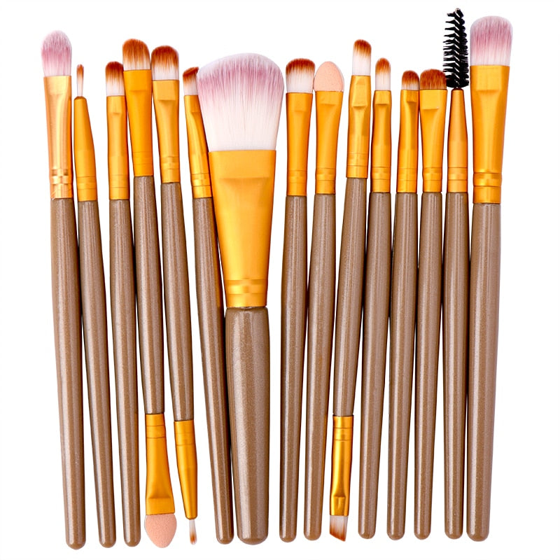 6PCS-15PCs Makeup Brush Set Cosmetic Makeup For Face Make Up