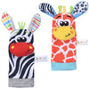 Baby Toys 0 6 12 Months Cute Stuffed Animals Baby Rattle Socks Wrist Baby