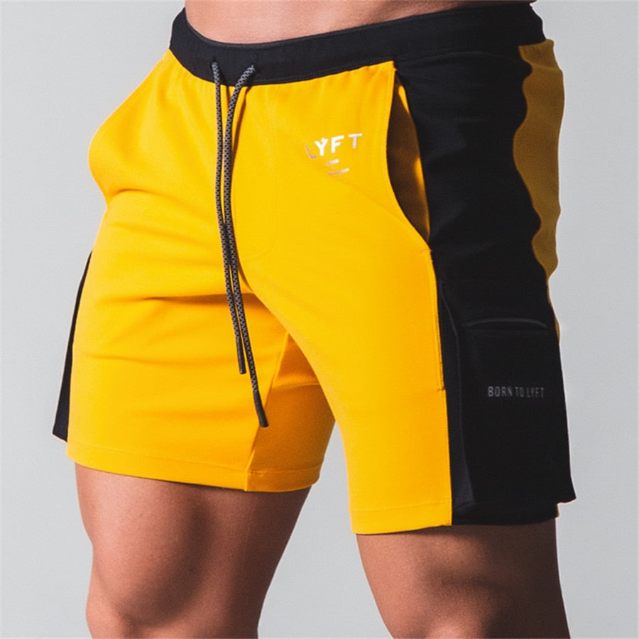 2021 Summer Running Shorts Men Letter Print Elastic Waist Jogging Gym Fitness Shorts Quick Dry Training Casual Shorts Pants Male