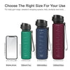 New 500/800/1000ml Sports Water Bottle BPA Free Portable Leak-proof Shaker bottle