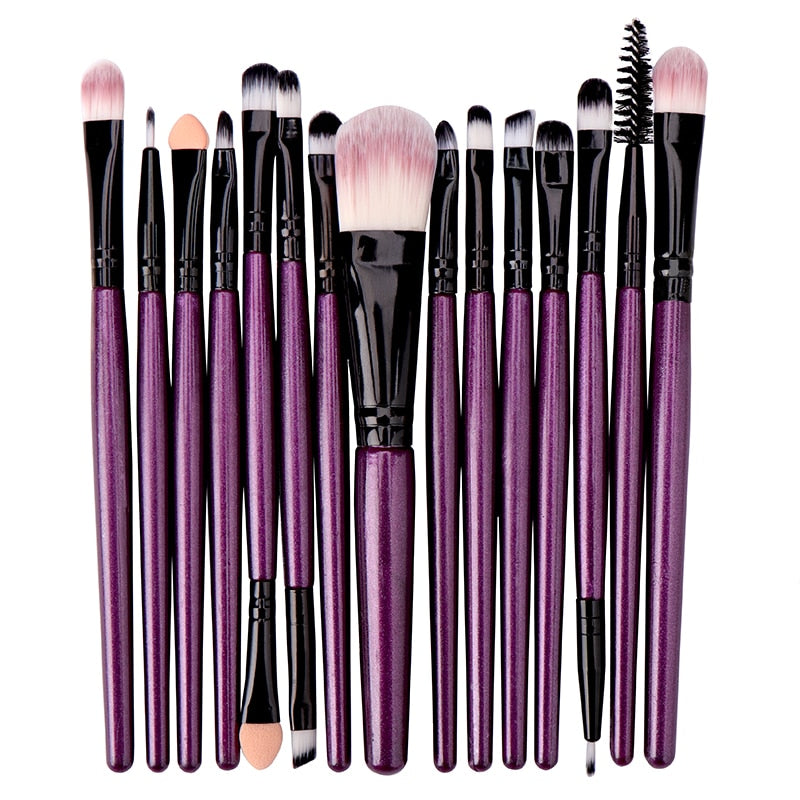 6PCS-15PCs Makeup Brush Set Cosmetic Makeup For Face Make Up