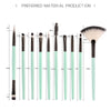 18PCS Makeup Brushes Set For Eyeshadow Foundation Powder Eyeliner Multi-Color