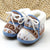 Cute Baby Boots Spring Warm Soft Baby Retro Printing Cotton Padded