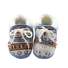 Cute Baby Boots Spring Warm Soft Baby Retro Printing Cotton Padded