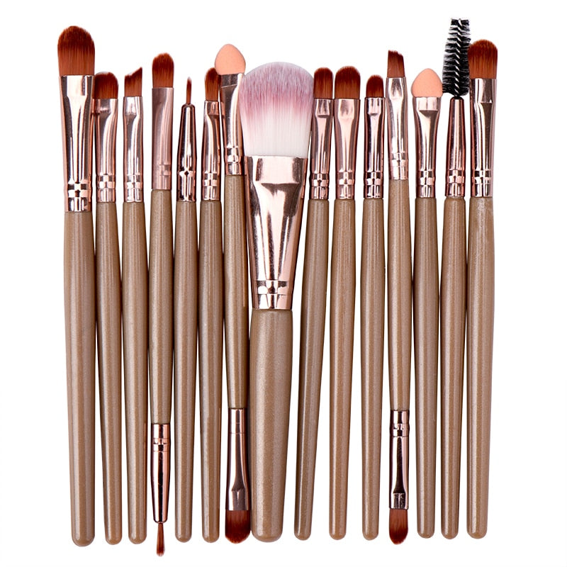 6PCS-15PCs Makeup Brush Set Cosmetic Makeup For Face Make Up