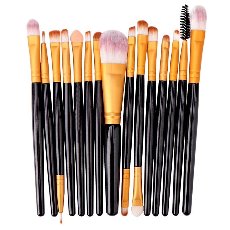 6PCS-15PCs Makeup Brush Set Cosmetic Makeup For Face Make Up