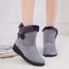 New Fur One Large Size Female Snow Boots Short Tube Ladies Short Boots plus Cotton Boots Winter Warm Women&#39;s Boots