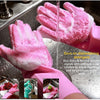 Magic Silicone Dishwashing Gloves with Scrubber