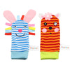 Baby Toys 0 6 12 Months Cute Stuffed Animals Baby Rattle Socks Wrist Baby