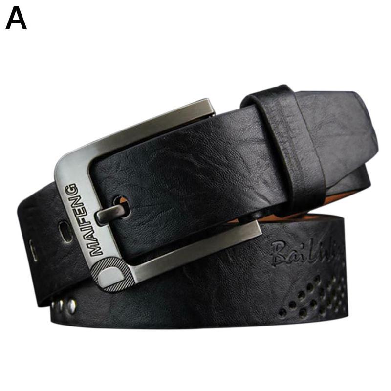 New Fashion Casual Men Belts High Quality PU Leather Vintage Waist Designer Belt 100x3.7cm Luxury