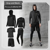 5 Pcs/Set Men&amp;#39;s Tracksuit Gym Fitness Compression Sports Suit