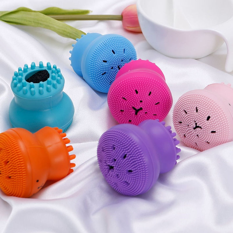 Silicon Small octopus Facial Cleaning brush