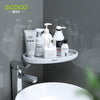 ECOCO Corner Bathroom Organizer Shelf Shampoo Cosmetic Storage Rack Wall Mounted Kitchen Household Items Bathroom Accessories