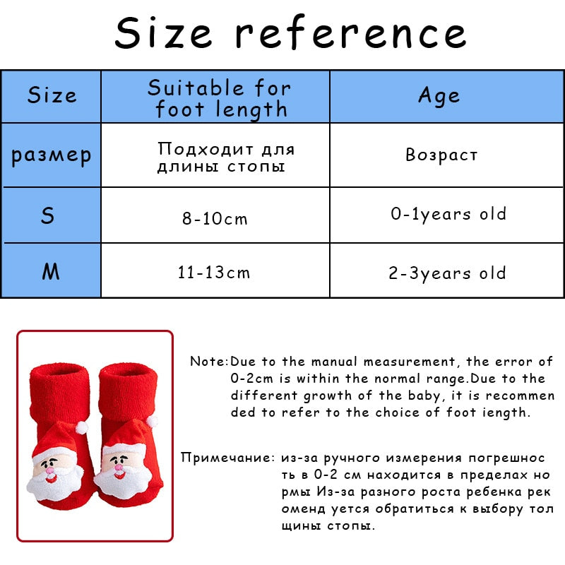 Kids Children&#39;s Socks for Girls Boys Non-slip Print Cotton Toddler Baby Cartoon Socks