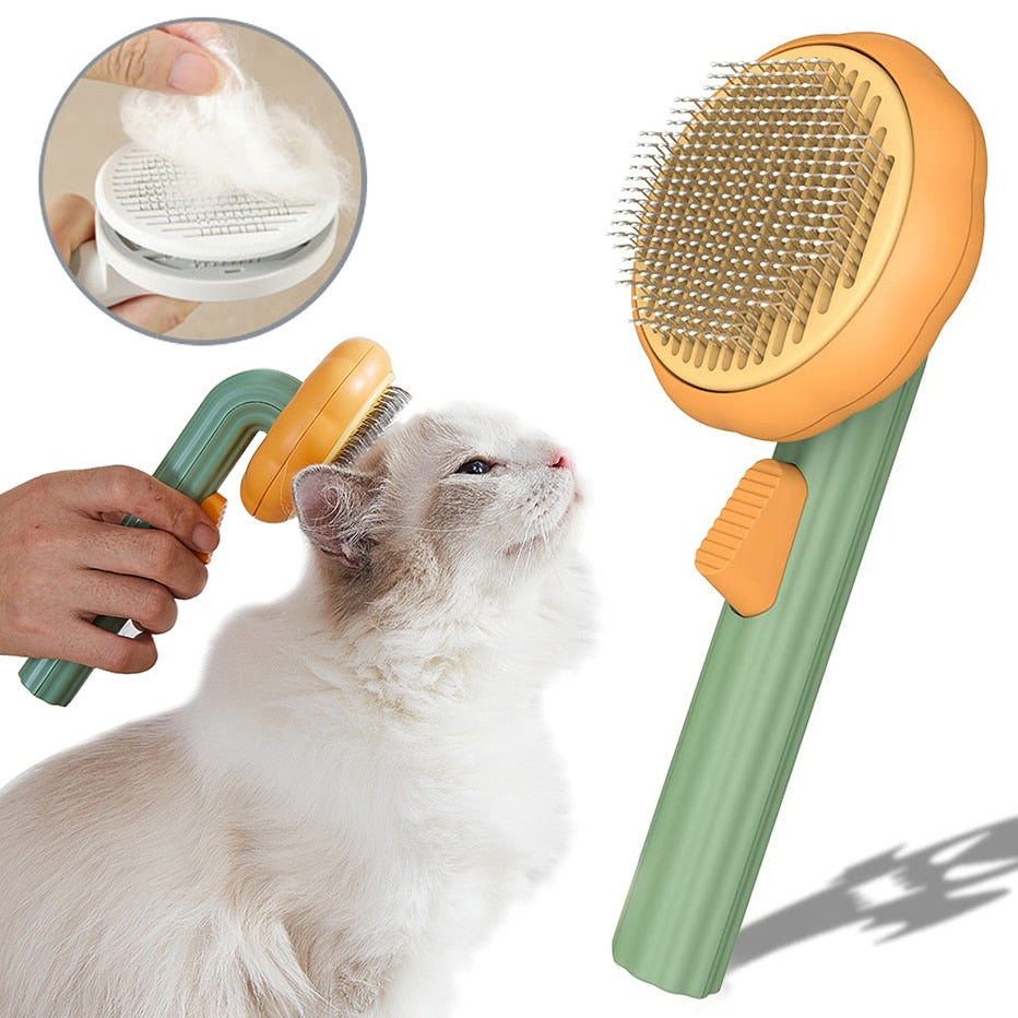 Massage Comb Self Cleaning Slicker Brush