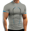 Summer Gym Shirt Sport T Shirt Men Quick Dry Running Shirt