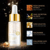 24K Gold Snail Nourishing Face Serum Facial Cream