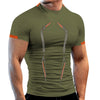 Summer Gym Shirt Sport T Shirt Men Quick Dry Running Shirt