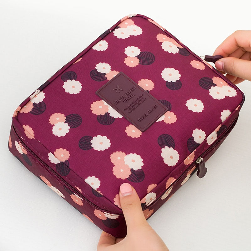 Women  Travel Organization Beauty Cosmetic Make up Storage Handbag