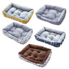 Pet Bed Dog Sofa Sleeping Beds Mat Cat Cushion Warm Cozy Soft Plush Nest Dog Baskets Waterproof Kennel Pets Supplies