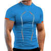 Summer Gym Shirt Sport T Shirt Men Quick Dry Running Shirt