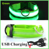 LED Glowing Dog Collar Adjustable Flashing Rechargea Luminous Collar