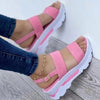 Fashion Wedge Female Platform Buckle Strap Street Summer Shoes Punk Beach Wedges Women Sandals Chunky Sandalias De Mujer