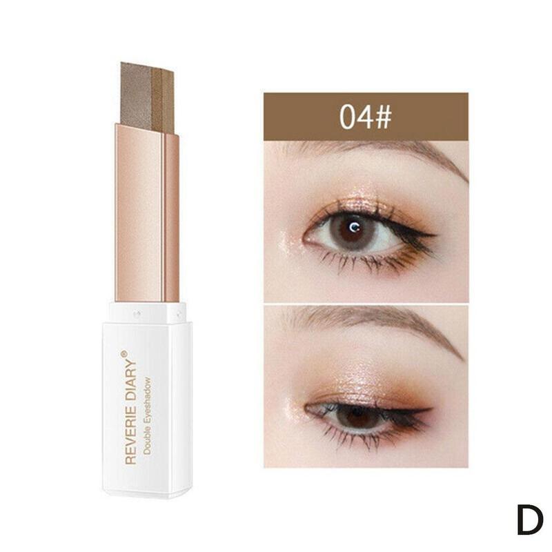 Double Color Glitter Eye shadow Stick Matte Eyeshadow Makeup