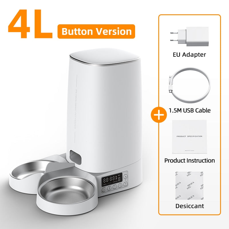 Automatic Pet Feeder Food Dispenser with Remote Control