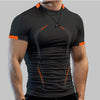 Summer Gym Shirt Sport T Shirt Men Quick Dry Running Shirt