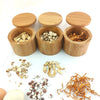 Bamboo Salt Cellar with Closure Lid