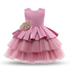 Toddler  Baby Girl Dress  Big Bow Baptism Dress for Girls