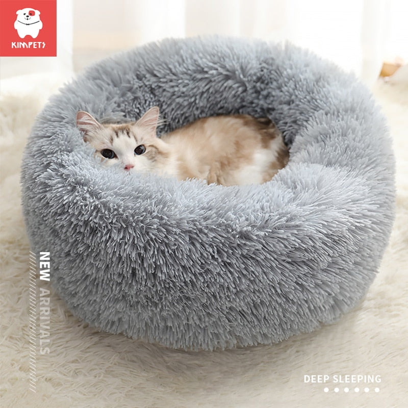 Pets Bed Cat bed Dog Pet Bed Kennel Non-Slip Winter Warm Dog House Sleeping Long Plush Soft Puppy Cushion Mat Cat Supplies