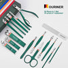 12-16pcs/set Nail Cutter Set Stainless Steel Nail Clippers Set