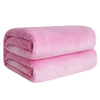 Soft Warm Coral Fleece Flannel Blankets For Beds Faux Fur Mink Throw Solid Color Sofa Cover Bedspread Winter Blankets