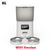 MEOWS 6L WIFI Pet Feeder Food Automatic Quantitative Dispenser Stainless Steel Bowl Recording Timing Feeding Remote APP Control