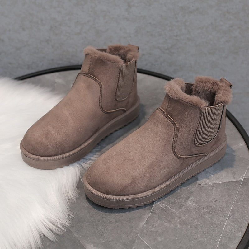 2023 New Women Boots Thickening Plus Velvet Winter Fashion Warm Short Boots Cotton Shoes Women'S Snow Boots Winter Boots