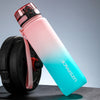 New 500/800/1000ml Sports Water Bottle BPA Free Portable Leak-proof Shaker bottle