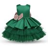 Toddler  Baby Girl Dress  Big Bow Baptism Dress for Girls