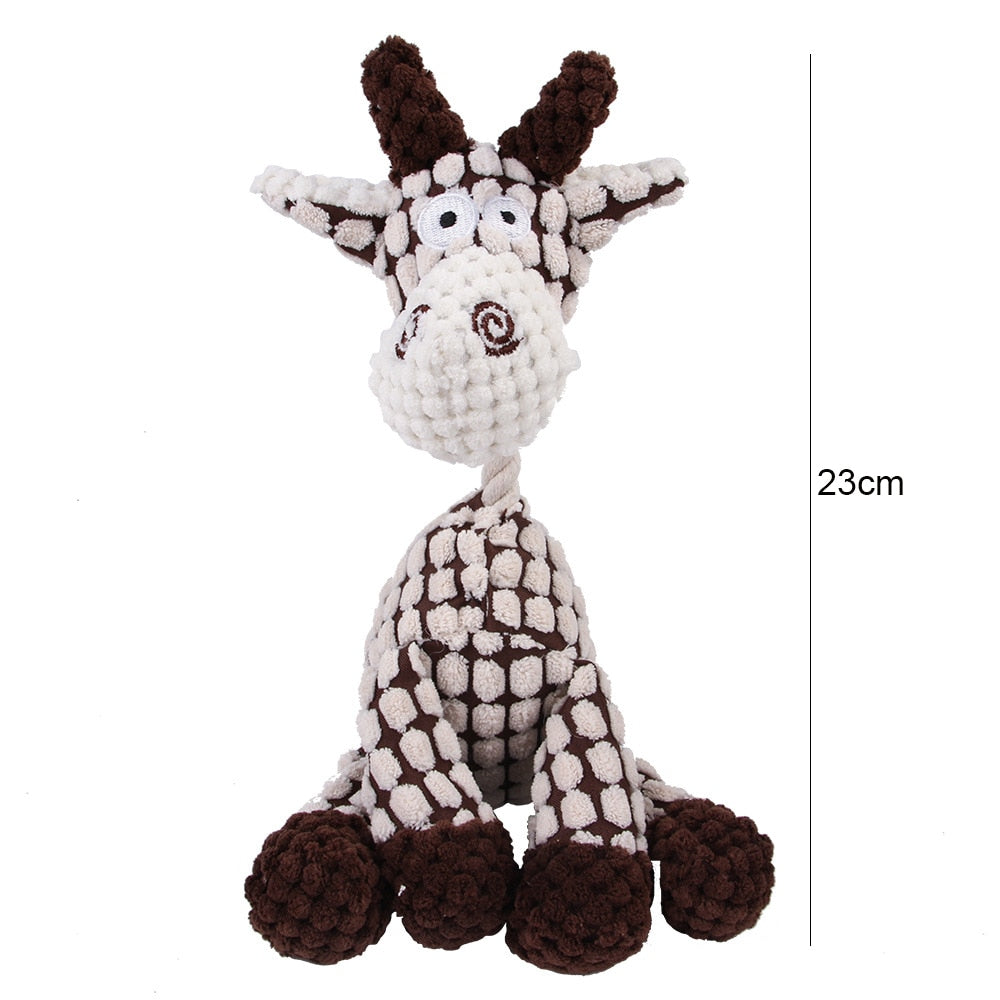 Funny Animal Shape Corduroy Chew Toy
